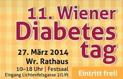 11. Wiener Diabetestag im Rathaus: 27. März 2014